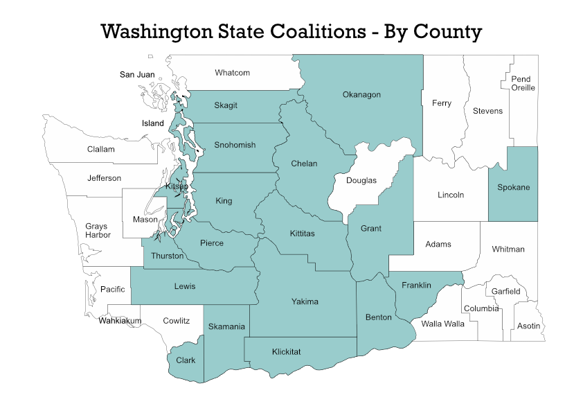 washington counties - coalition map